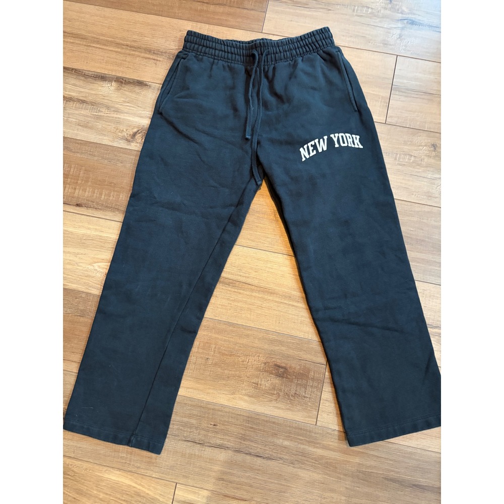 PacSun x The Met New York Sweatpants Black Straight Leg Joggers Medium